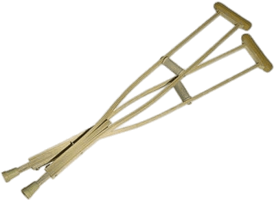 Wooden Crutches Png (400x400)
