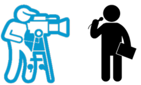 Camera Man And A Presenter - Camera Man And A Presenter (500x500)