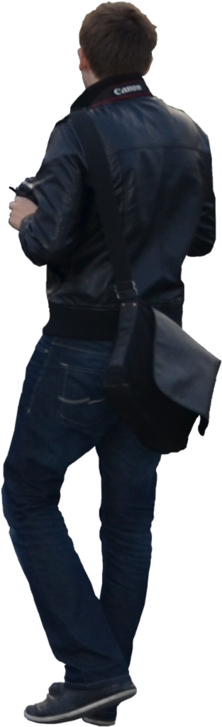 Man Back Sticker By Z Ⓒ - People Standing Png (1024x1024)