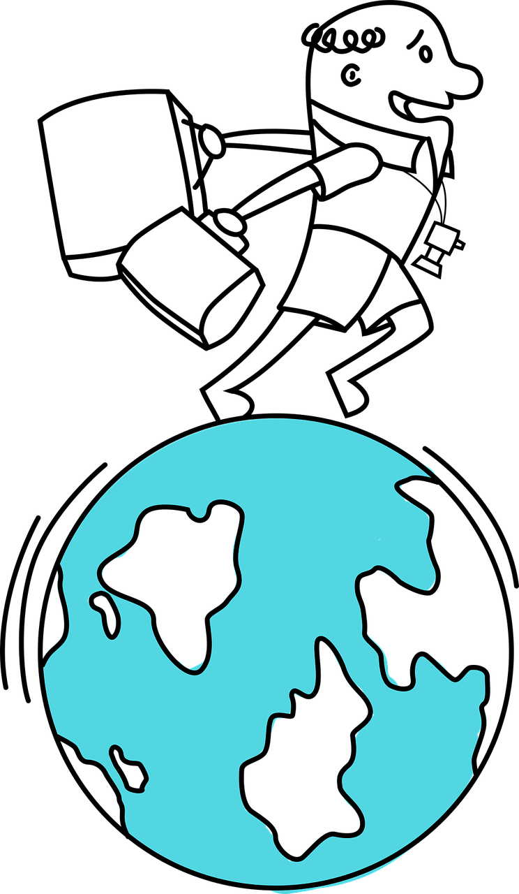 Travel, Man Travel Run Earth Continents Camera Tou - Travel (744x1280)