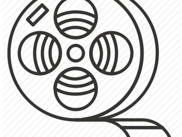 Video Icon Clipart Film Reel - Drawing Of Movies (640x480)