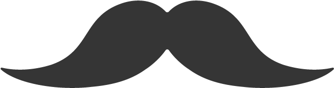 Mustaches And Beards - Thin Mustache Clip Art (720x720)
