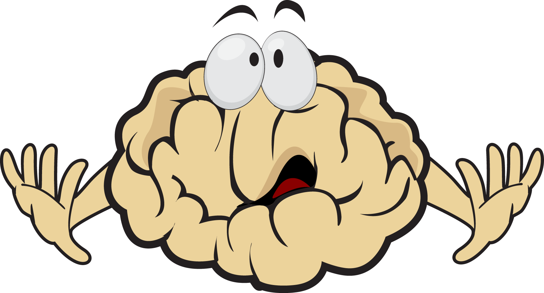 Brains Clipart Monster - Brain Adobe Illustrator (1772x955)