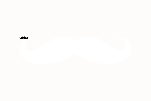 Mustache Clipart Free (600x400)