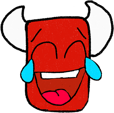 Red Monster Faces Stickers Messages Sticker-11 - Red Monster Faces Stickers Messages Sticker-11 (408x408)