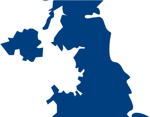 Map Clipart Britain - United Kingdom Map Silhouette (640x480)