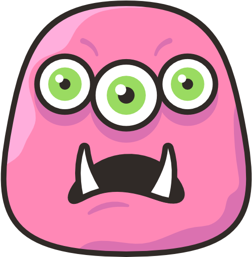 Funny Monster Stickers Messages Sticker-4 - Funny Monster Stickers Messages Sticker-4 (512x512)