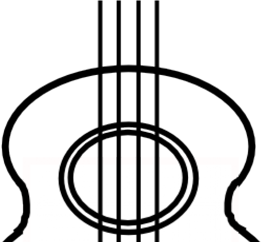 Ukulele Clipart Red - Ukulele Clipart Black And White (640x480)