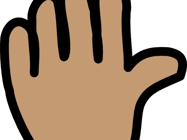 Hand Gesture Clipart Hand Wave - Sign (640x480)