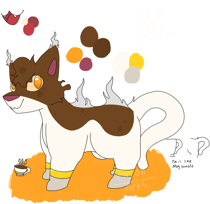 Hot Cocoa By Arionarts - Cartoon (894x894)