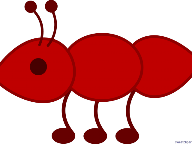 Sweet Clipart Red - Fire Ant Clip Art (640x480)