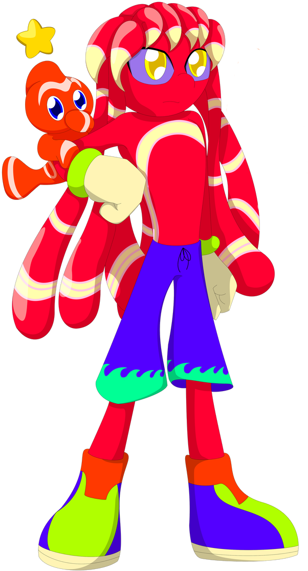 Sea Anemone Chao By Mahara-fushiki - Cartoon (718x1113)