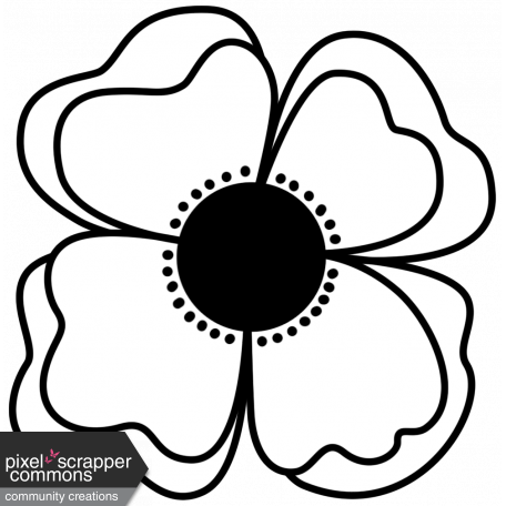 Anemone Graphic By Sonia Roman - Process Flat Design Icon (456x456)