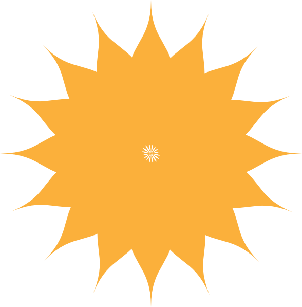 Orange Flower Clip Art At Clker - Lipide C Est Quoi (588x597)