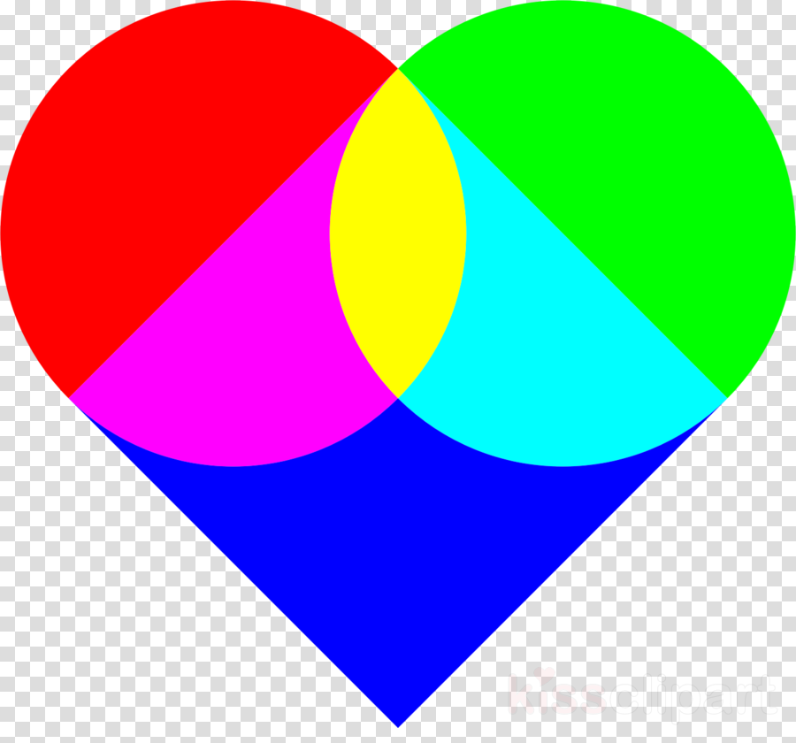 Rgb Color Heart Clipart Rgb Color Model Clip Art - Transparent Background Black Hearts Transparent (900x840)