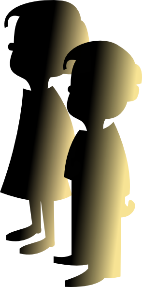 This Free Clip Arts Design Of Figures Boy And Girl - This Free Clip Arts Design Of Figures Boy And Girl (294x592)
