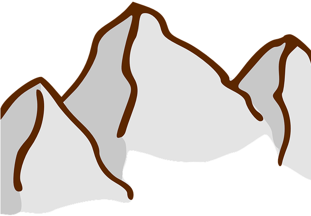 Peak Clipart Clip Art - Mountains Clipart (641x446)