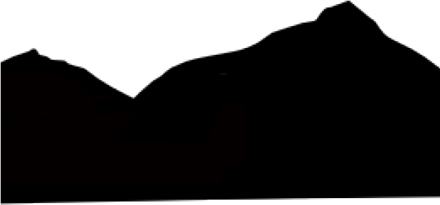 Mountain Clipart Silhouette - Silhouette (641x299)