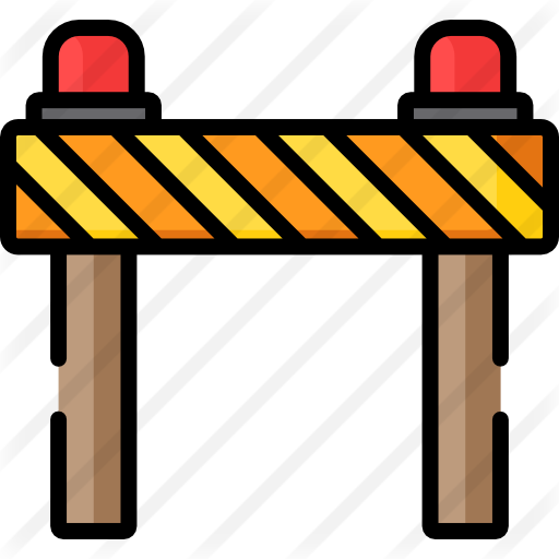 Road Block Free Icon - Road Block Free Icon (512x512)