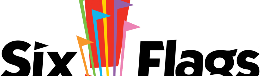 Six Flags Logo 15 Six Flags Magic Mountain Logo Png - Six Flags California Logo (1000x288)