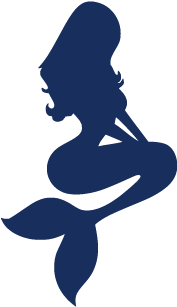 Yoonek Graphics Little Mermaid Decal Sticker For Car - Mermaid And Baby Silhouette (400x400)