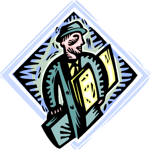 Man Carrying Briefcase Royalty Free Vector Clip Art - Illustration (480x478)