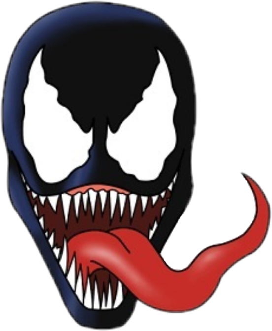 15 Venom Vector Tooth For Free Download On Mbtskoudsalg - Venom Cartoon Drawing Face (552x673)