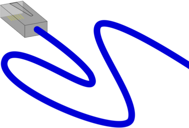 Wire Clipart Cable - Ethernet Cable Clip Art (640x480)