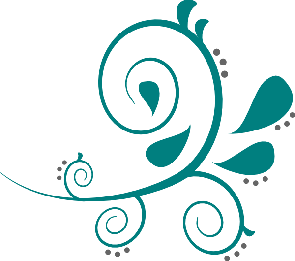 Clip Art At Clker Com Vector Online - Black Swirls Transparent Background (600x530)