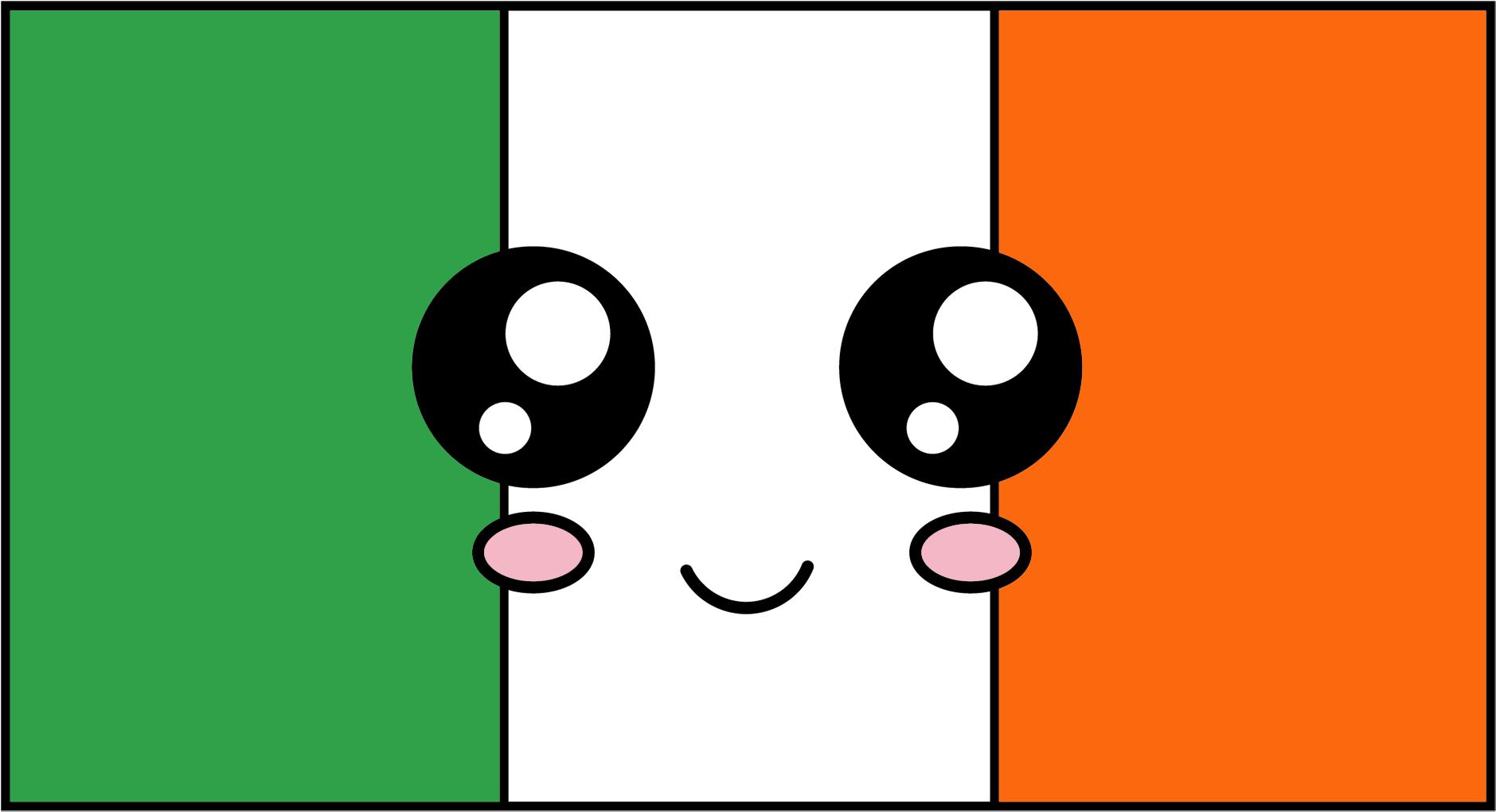 Cute Irish Flag Cute Irish Flagdownload Now Cute Leprechaun - Cartoon (2000x1166)