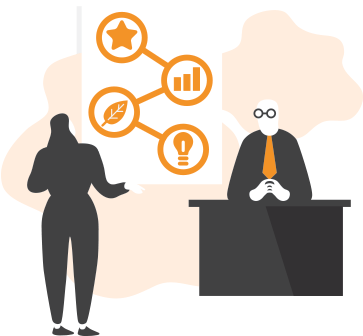 14 Pitch The New Business Strategy To The Ceo - Illustration (500x400)