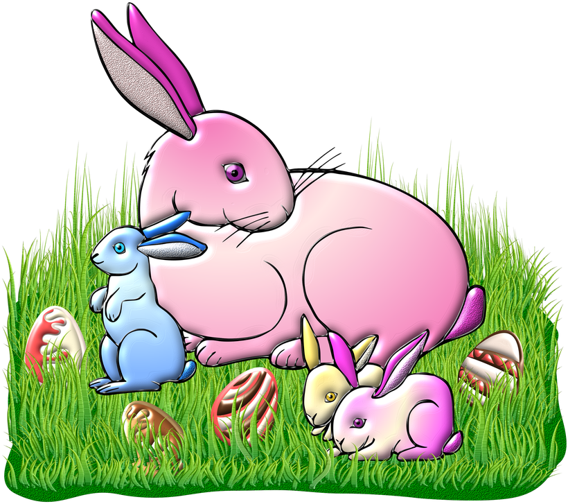 Conejo De Pascua 10 By Creaciones Jean - Rabbit (974x821)