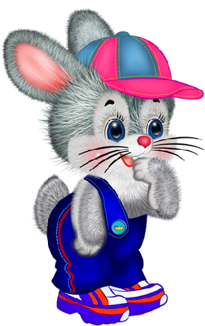 Easter Bunny Rabbit Hare Drawing Clip Art - Hola Te Mando El Primer Saludo Del Dia (500x500)