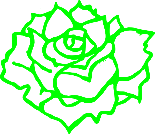 This Free Clip Arts Design Of Green Floral - This Free Clip Arts Design Of Green Floral (600x517)