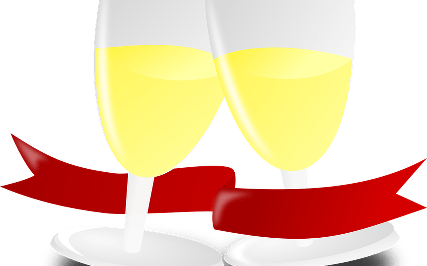 Champagne Anniversary Bottle Free Vector Graphic On - Clip Art (1368x855)