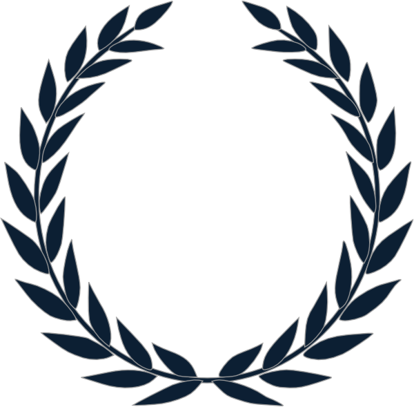 Olive Branch Clip Art - Laurel Crown (600x589)
