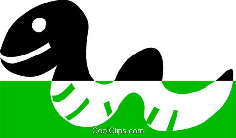 Sea Serpent Royalty Free Vector Clip Art Illustration - Sea Serpent Royalty Free Vector Clip Art Illustration (480x281)