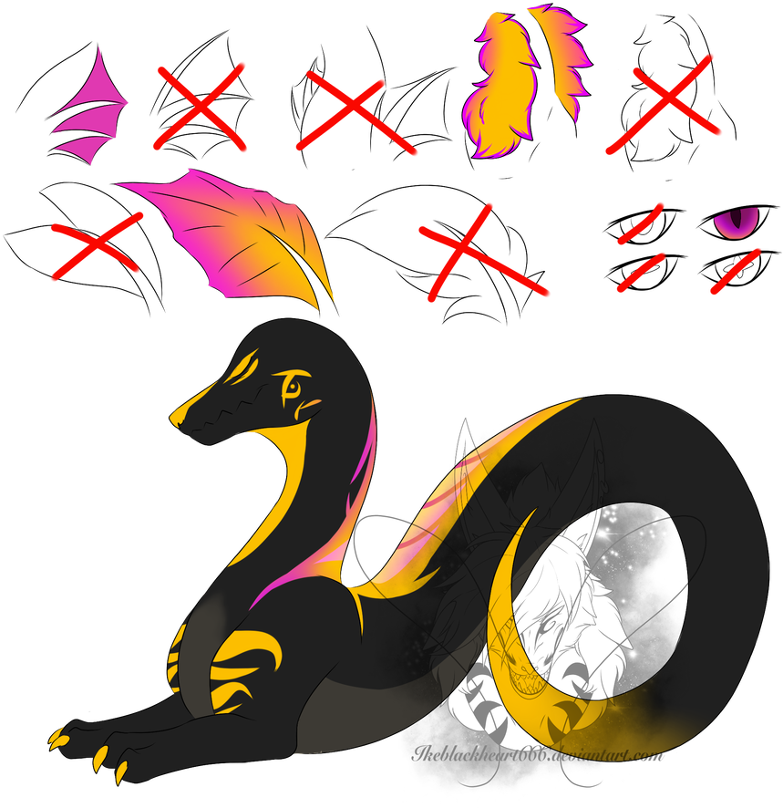 Delta Adoptable Sea Serpent By Angel-studios - Duck (894x894)