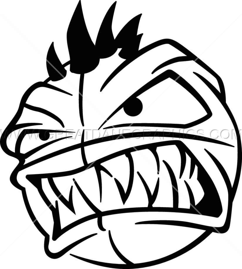 Production Ready Artwork - Monster Basketball (825x917)