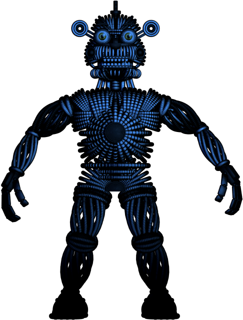 Baby Has The Wire Curve Lower On Her Body And Has Either - Fnaf Sister Location Yenndo (550x650)