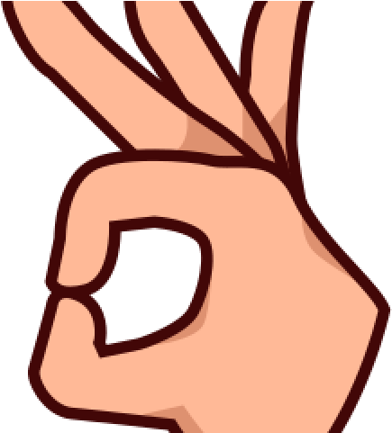 Peace Sign Clipart Ok Hand Sign - Clip Art (640x480)