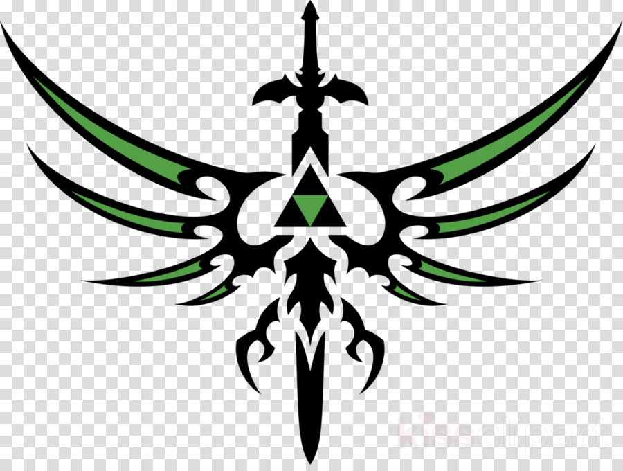 Triforce Line Art Clipart The Legend Of Zelda - Zelda Sword Drawing (900x680)