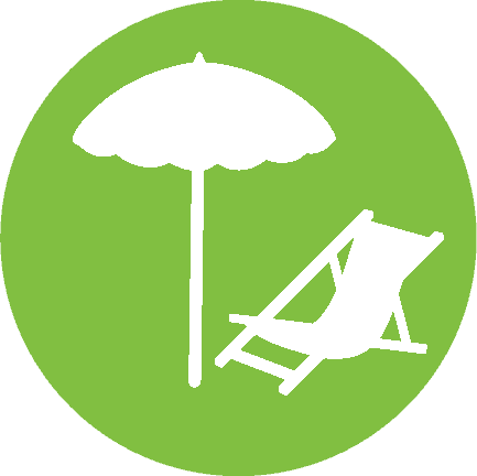 Beach Chair Icon - Beach Chair Icon (433x432)