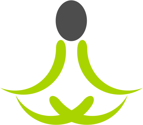 Clipart Meditative Yoga Pose Logo Design Png Image - Illustration (800x800)