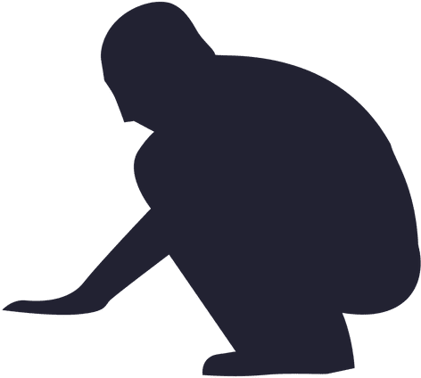 512 X 512 5 - Sitting Down Silhouette (512x512)