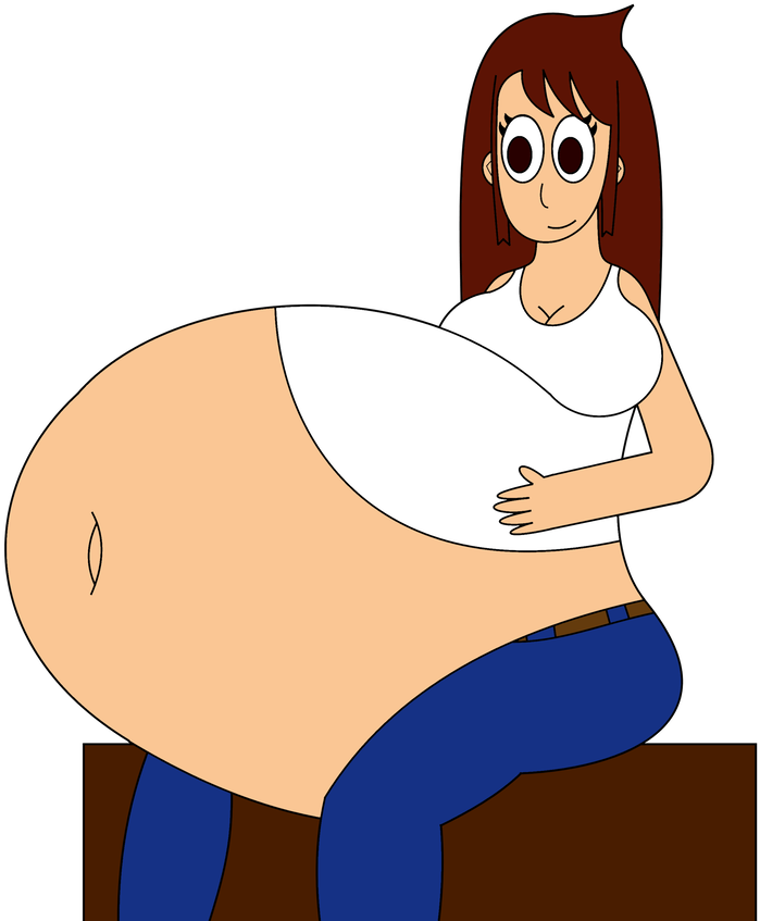 Rebekah Sitting Down By Pumkinpie44 - Cartoon (894x894)