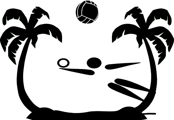 Palm Tree Beach Silhouette (600x414)