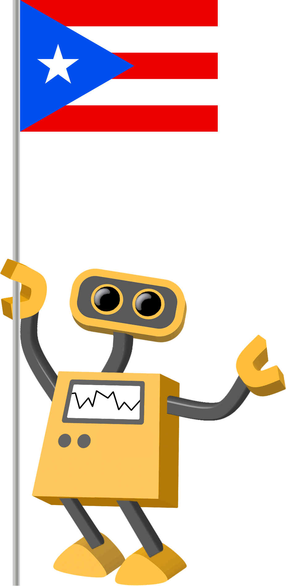 Flag Bot, Puerto Rico - Bo Flag (926x1896)