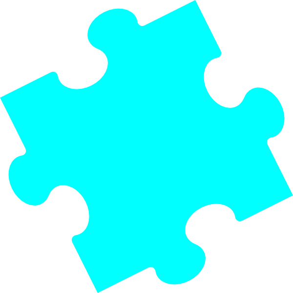 Jigsaw Pastel Clip Art At Clker Com Ⓒ - Clip Art (600x600)