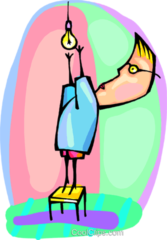 Homem Substituição De Uma Lâmpada De Luz Livre De Direitos - Homem Substituição De Uma Lâmpada De Luz Livre De Direitos (334x480)